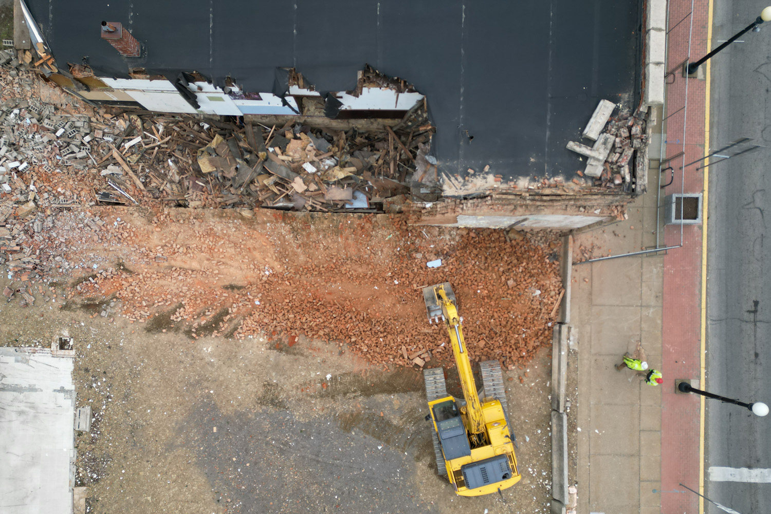 Going, Going, Gone: Watch as the Old Clarion Cigar and Pipe Building Is Demolished